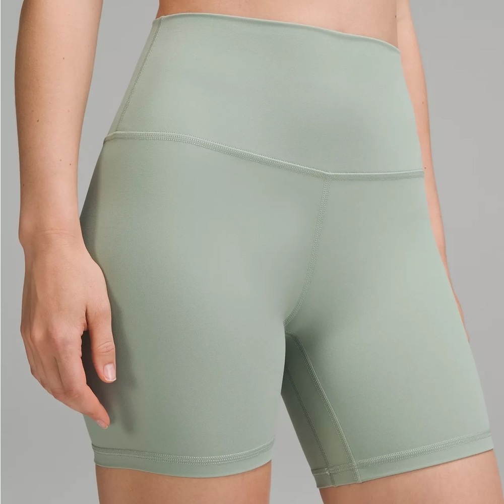 Love Tree Sage Green Bike Shorts